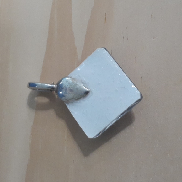 Hand Crafted Olaf Frozen Glass Tile Pendant Disney Jewelry Gift - Picture 2 of 2